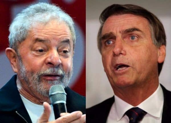 No 1° turno, Lula tem 43% e Bolsonaro 25%, diz pesquisa Ipespe