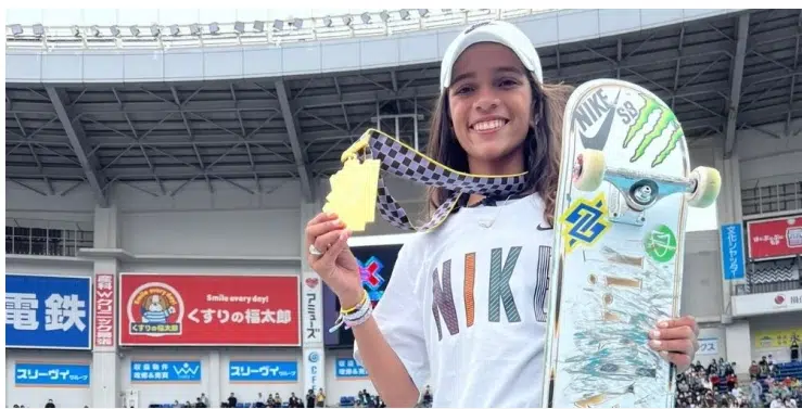 É do Brasil! Rayssa Leal garante medalha de ouro na maior competição de esportes radicais do mundo