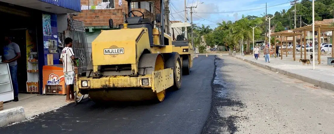 Prefeito de Simões Filho diz que quase 200 ruas serão pavimentadas até o final do ano