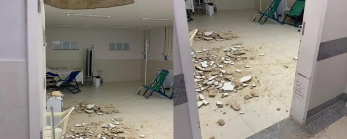 Parte do teto de hospital desaba e mata paciente de 84 anos