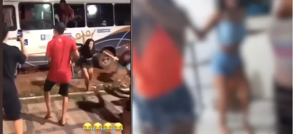 VÍDEO: Adolescentes destroem ônibus e dançam em delegacia após 60 serem retirados de festa
