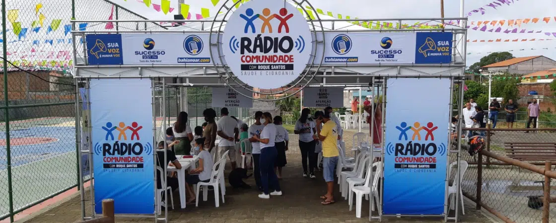 ‘Rádio Comunidade’: Ação social promovida por Roque Santos beneficia moradores de Bela Vista, em Jauá