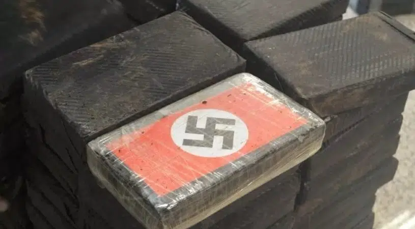 PF apreende cocaína embalada com suástica nazista