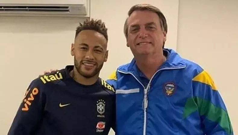 Bolsonaro visita instituto de Neymar, que agradece: “Visita ilustre”
