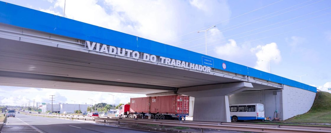 Camaçari: Viaduto do Trabalhador é oficialmente inaugurado na segunda-feira