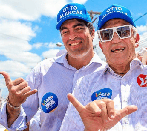Família Alencar: Eleito com mais de 200 mil votos, filho de Otto admite que venceu eleição com a força do pai