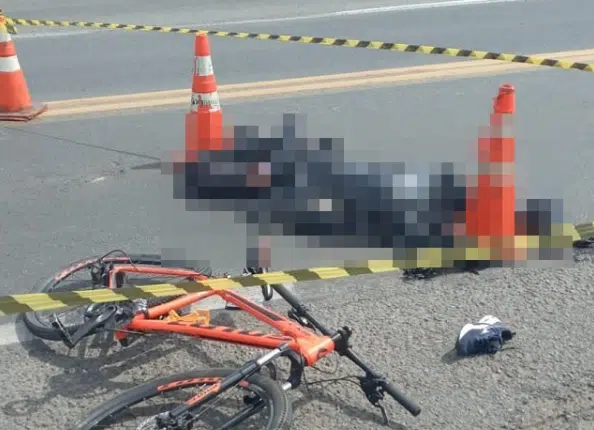 Ciclista é atropelado e morre ao tentar atravessar rodovia na Bahia
