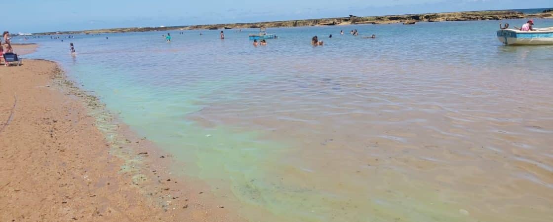 Relatório aponta causa de manchas encontradas em praias de Camaçari