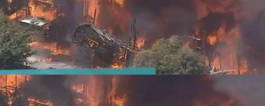 Incêndio de grande proporção atinge os estúdios da Rede Globo