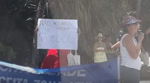 Moradores de Mata de São João protestam contra Zona Azul