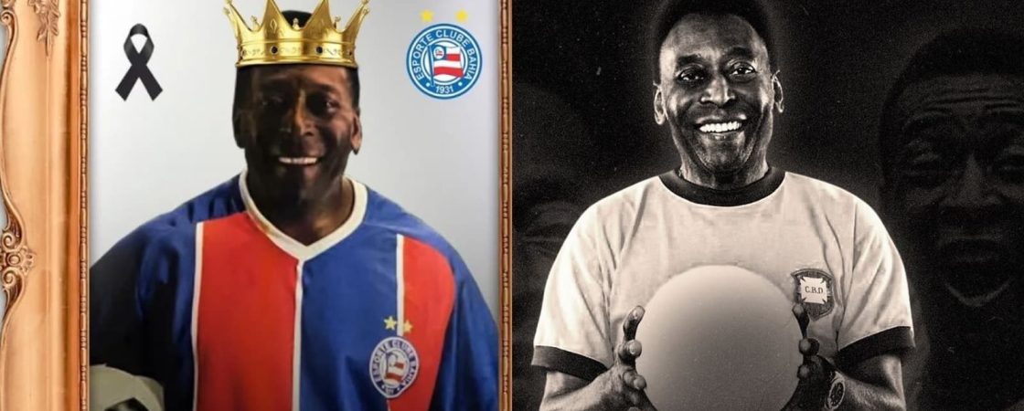 Bahia e Vitória reverenciam Pelé, maior jogador de todos os tempos