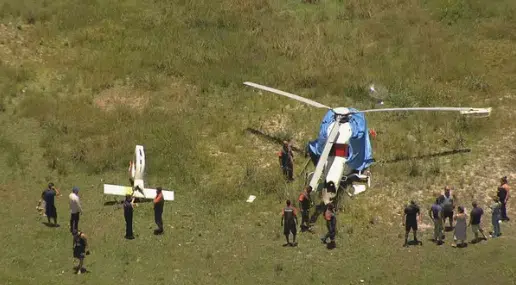 Helicóptero cai com 5 pessoas a bordo no Rio
