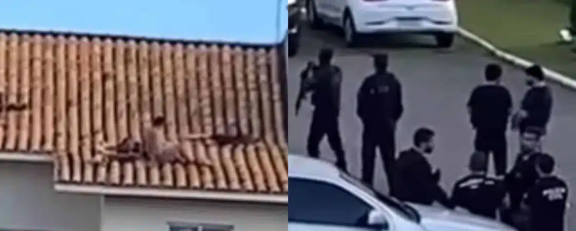 Homem com prisão decretada tenta escapar da polícia pelo telhado em Camaçari