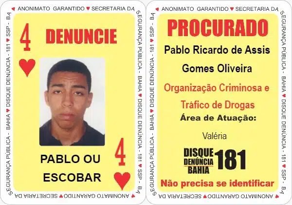 Suspeito por tráfico e homicídios entra para lista de principais foragidos da Bahia