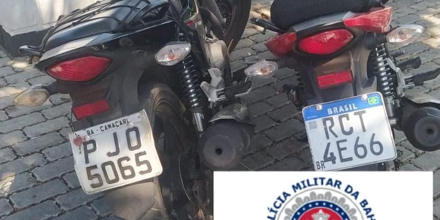 PM troca tiros com suspeitos e recupera moto roubada em Camaçari