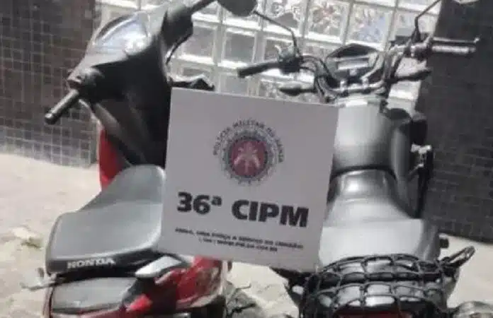 Após troca de tiros com suspeitos, PM recupera motos roubadas em Camaçari e Dias D’Ávila