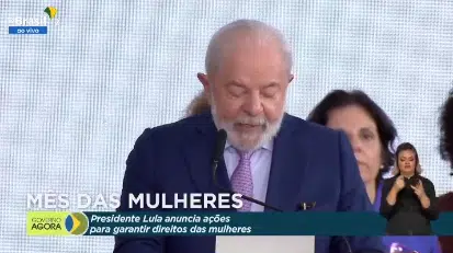 #8M: Lula anuncia pacote de medidas que assegura direitos das mulheres