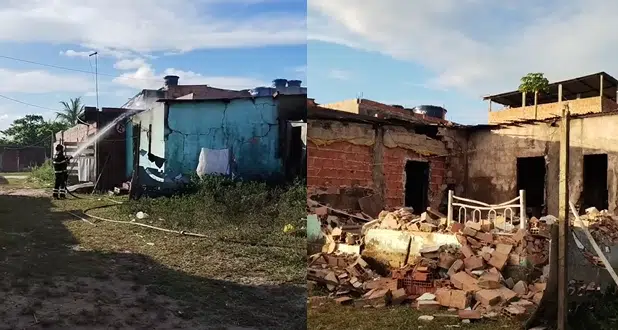 Camaçari: Vaquinha virtual pede doações para ajudar família que teve casa destruída por incêndio
