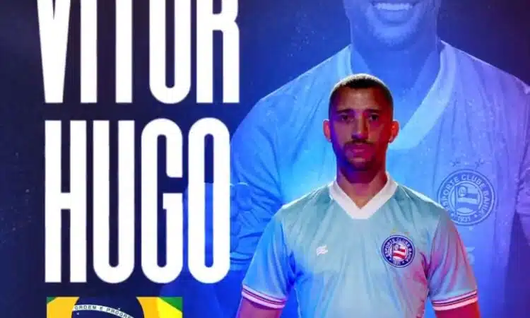 Bahia oficializa contratação do zagueiro Vitor Hugo