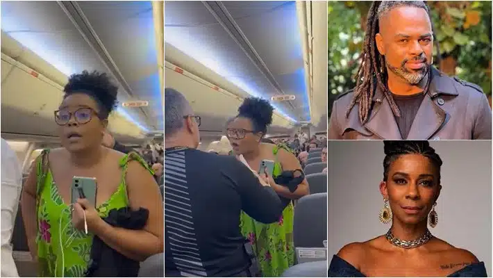 Mulher negra é retirada de avião por policiais; pessoas apontam racismo da companhia aérea