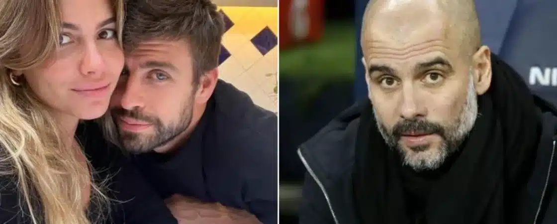 Piqué teria sido traído pela namorada com o técnico Guardiola