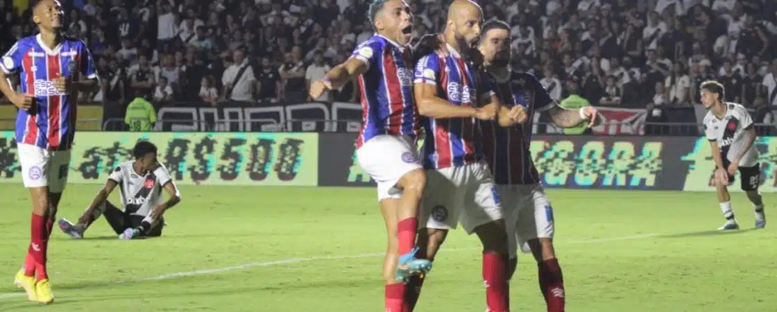 Bahia vence o Vasco e consegue primeiro triunfo na Série A