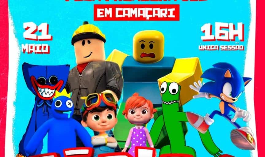 Turnê nacional do Roblox chega a Salvador no dia 29/4