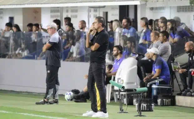 Treinador do Bahia lamenta derrota para o Santos: “nosso pior jogo no Brasileirão”