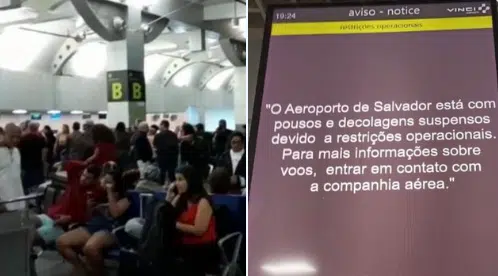 Procon notifica Aeroporto de Salvador após cancelamento de voos por falta de energia
