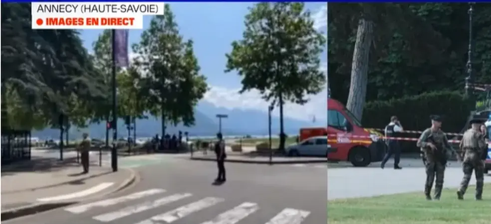 Quatro crianças e um adulto são esfaqueados em parque na França