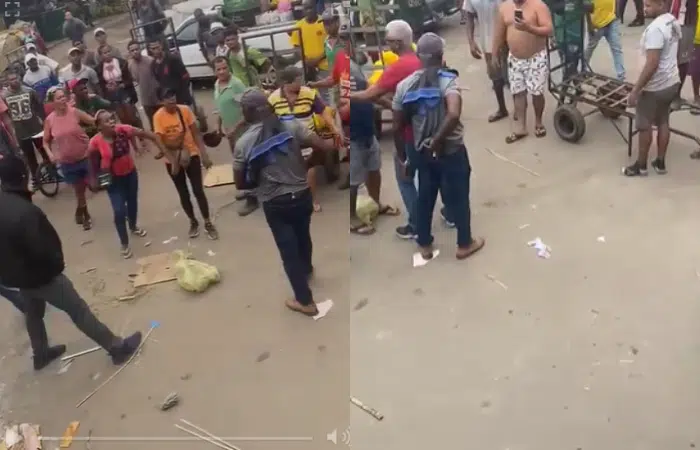 VÍDEO: Agente de fiscalização agride ambulante com tapa no rosto