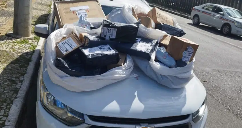 Assaltantes que roubaram produtos da Shopee são presos e carga recuperada