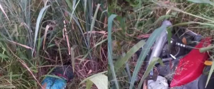 Corpo é encontrado ao lado de moto em matagal de Camaçari