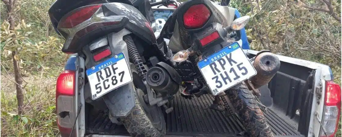 Motos são recuperadas após perseguição e troca de tiros em Camaçari