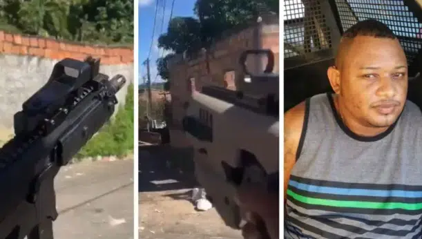 Facções tocam o terror ostentando armas longas em Barra do Pojuca