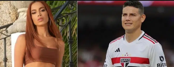 Anitta é flagrada em jantar íntimo com colombiano James Rodríguez