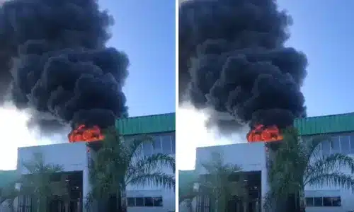Incêndio atinge indústria de refrigerante no interior da Bahia