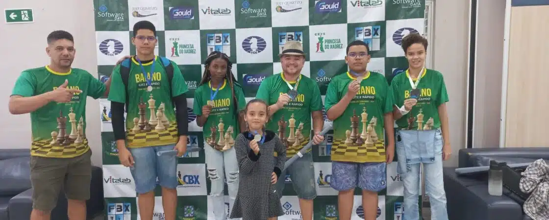 Atletas camaçarienses conquistam títulos no Campeonato de Xadrez