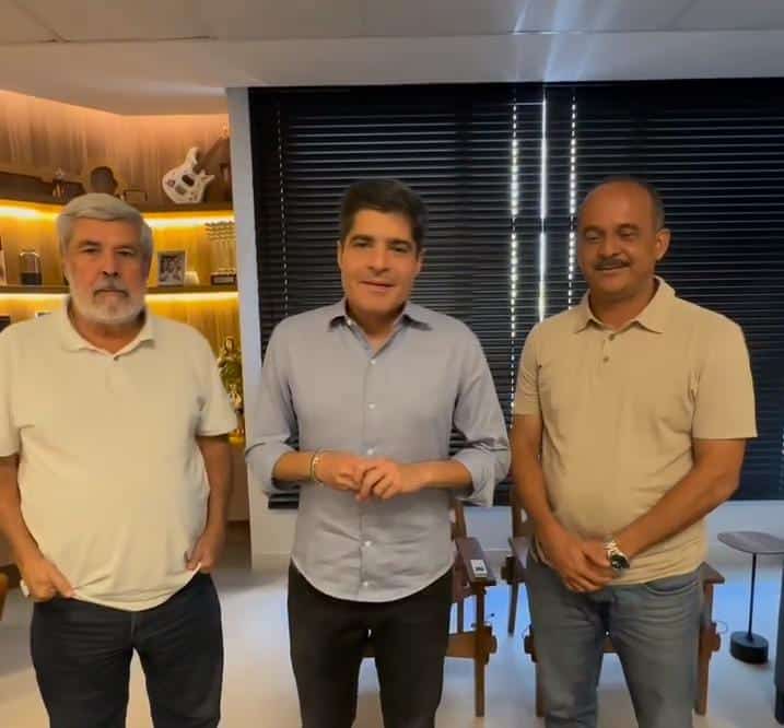 Elinaldo, ACM Neto e Hélder fazem reunião estratégica; saiba o motivo