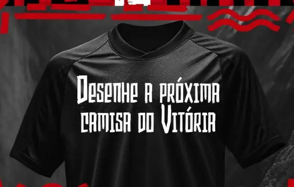 Vitória lança concurso para torcida fazer a próxima camisa do time