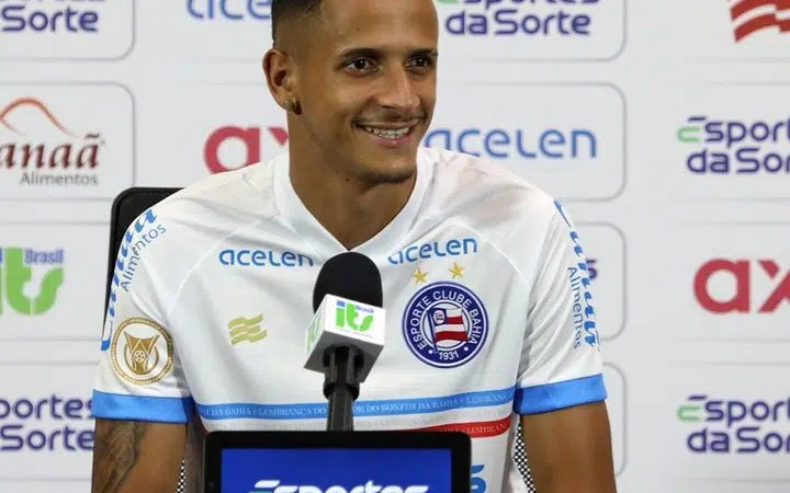 Juba é apresentado oficialmente como jogador do Bahia: ‘cheguei para somar’