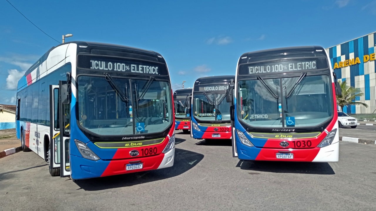 Ônibus elétricos da RMS podem parar de rodar em agosto; saiba o motivo