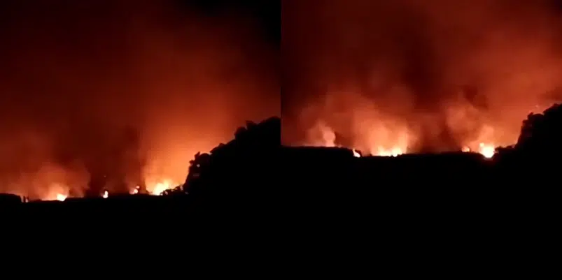 Área ambiental é atingida por incêndio em Arembepe