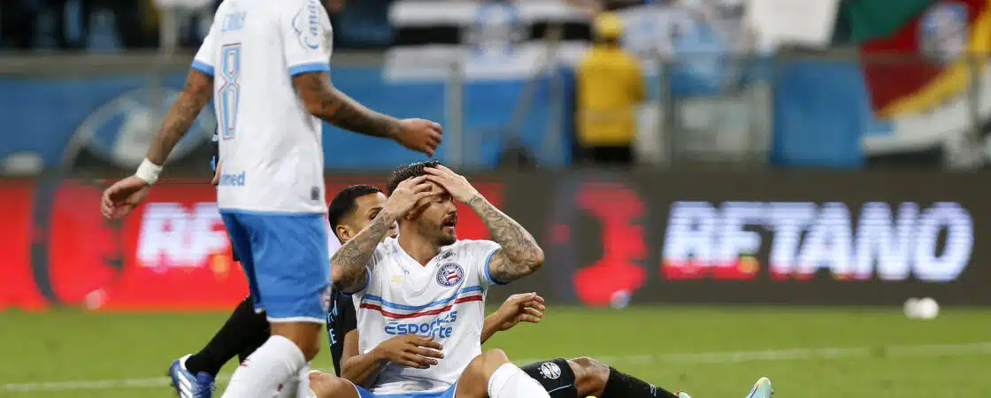 Bahia joga bem, mas acaba derrotado pelo Grêmio e teme volta ao Z4