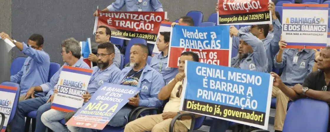 Camaçari: trabalhadores resistem à privatização da Bahiagás