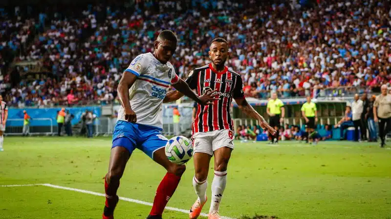 Bahia perde para o São Paulo e permanece na zona de rebaixamento