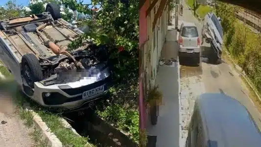 Homem morre após carro capotar em Barra do Jacuípe