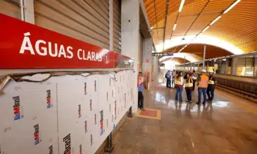 Estação Águas Claras do metrô começa a operar nesta terça