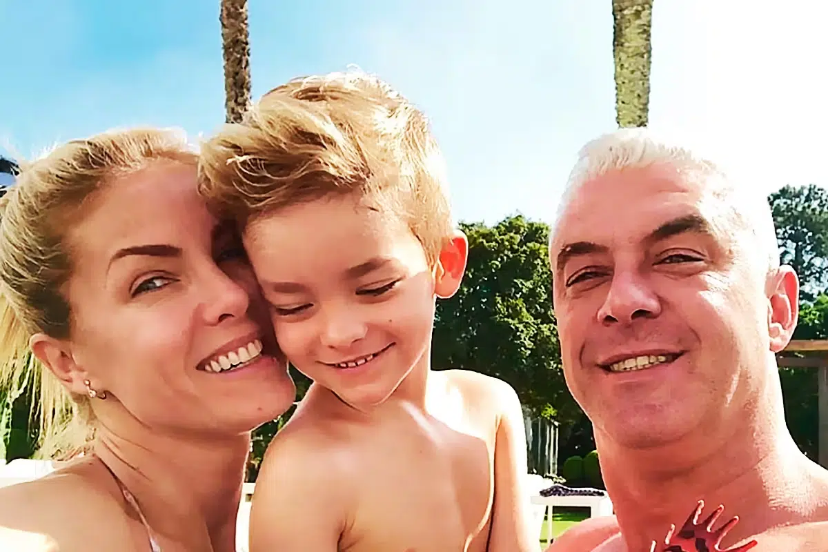 Ana Hickmann, Alexandre Correa e o filho do casal, Alezinho