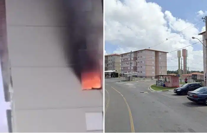 Criança morre e pai fica ferido em incêndio em Lauro de Freitas